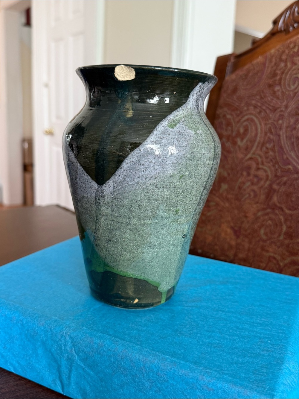 Vintage Studio Art Pottery Vase Signed “Ann Grace ‘80” *READ* - Picture 12 of 12